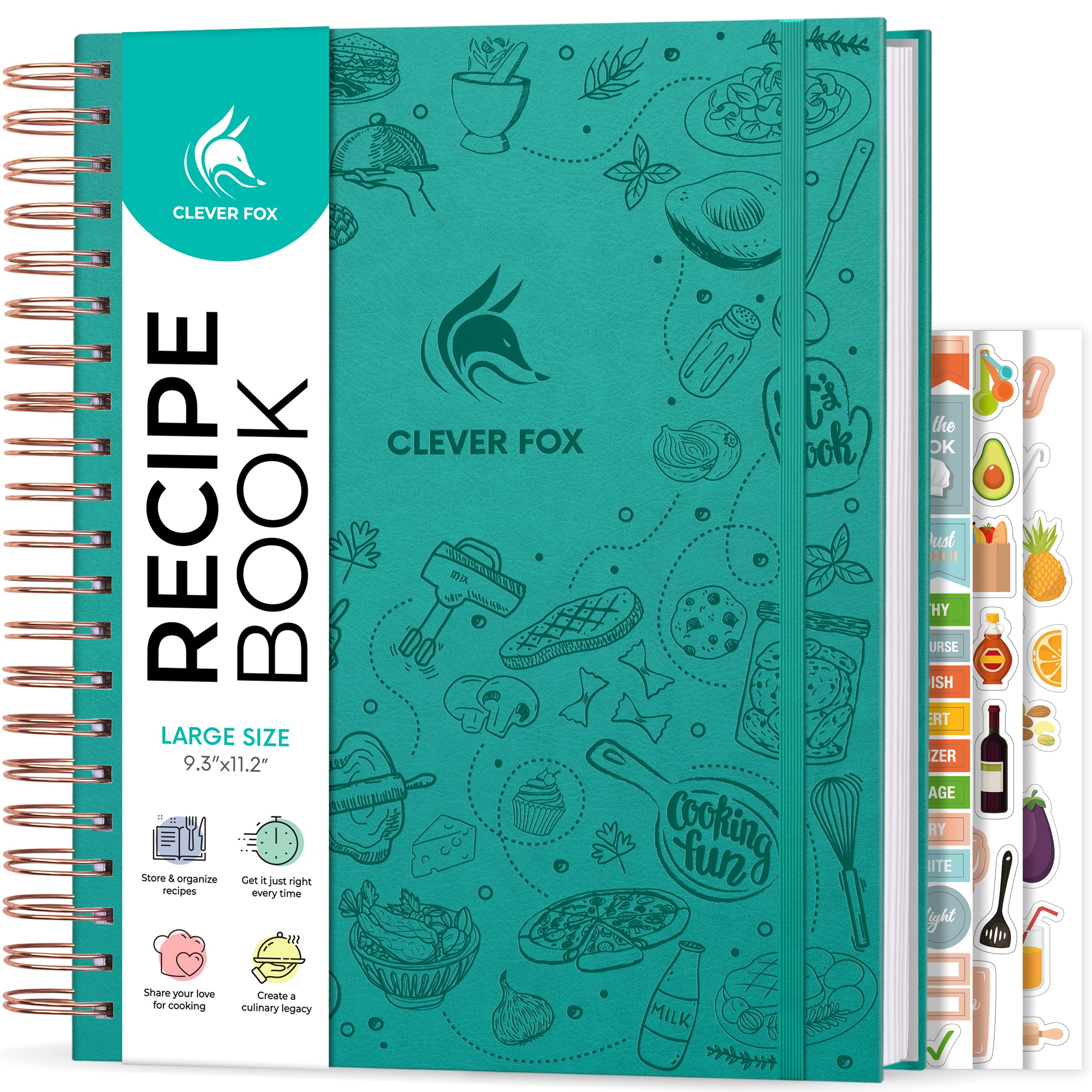 Clever Fox Recipe Book, Size: One size, Pink