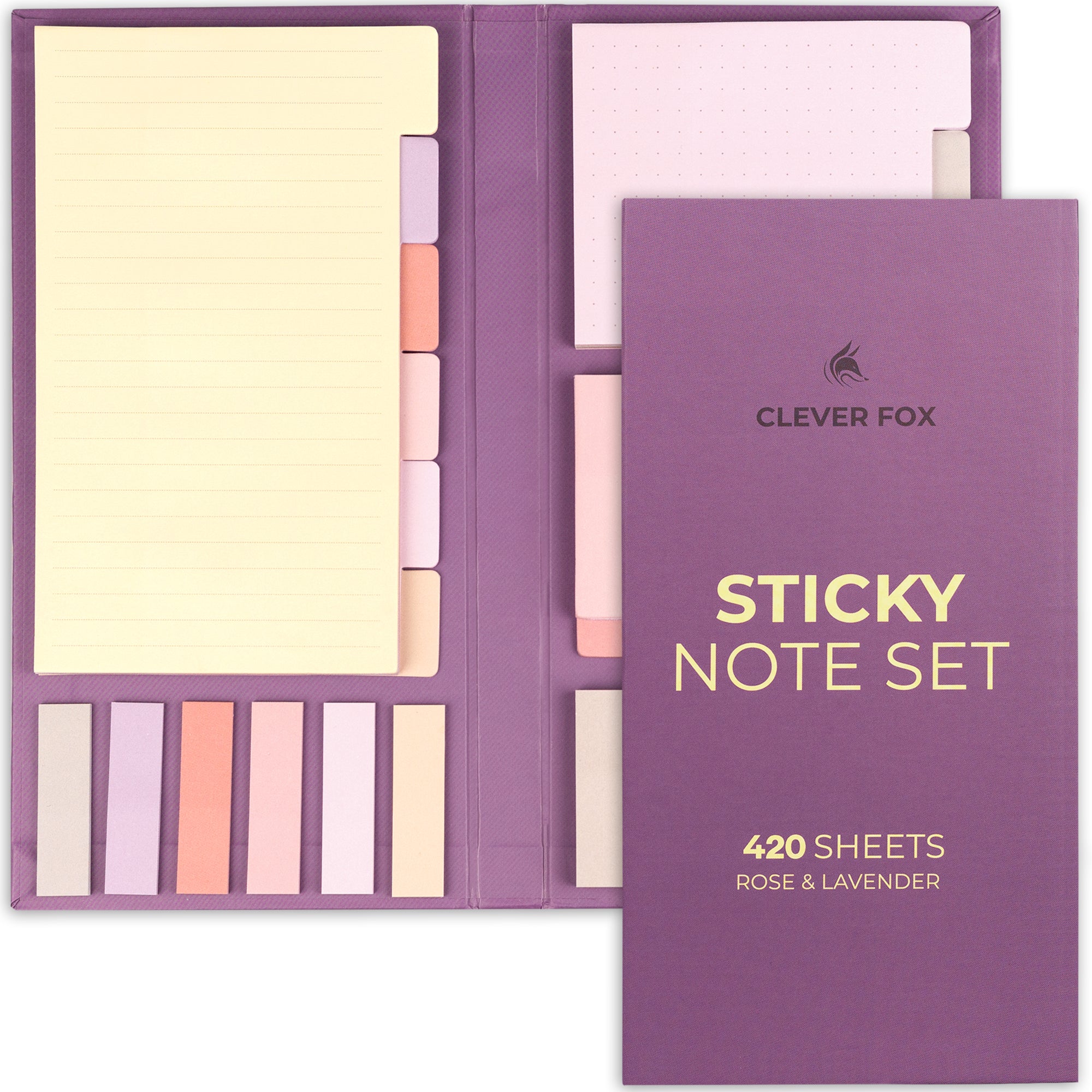 Sticky Note Set Clever Fox  sticky-note-set-clever-fox