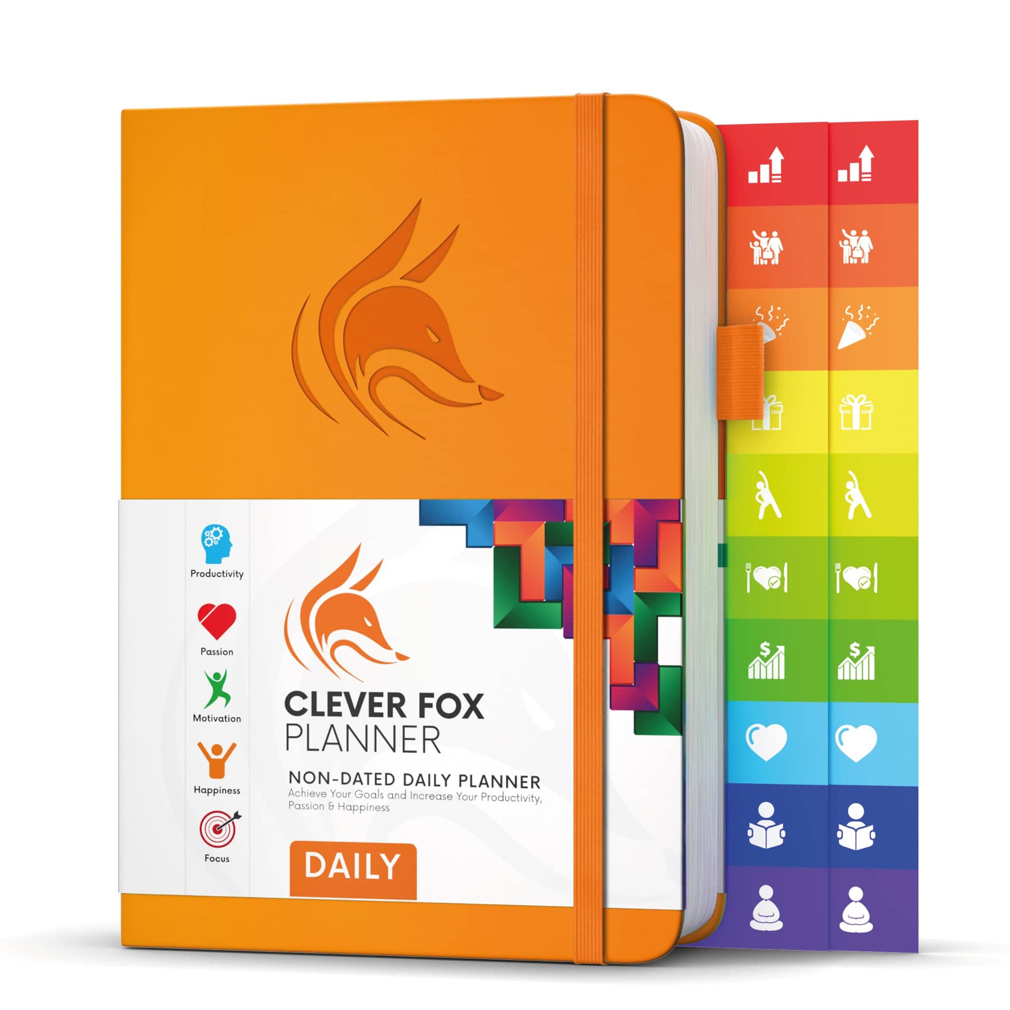 Undated Daily Planner - Life is Better With A Plan – Clever Fox®