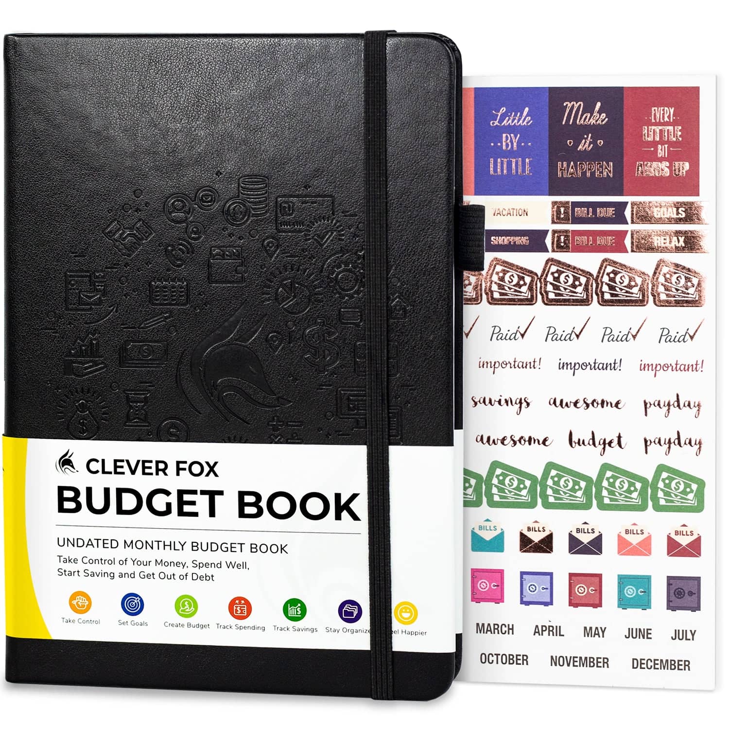 Simplified Monthly Budget Planner Notepad, Undated Financial Planner  Organizer Budget Book/Expense Tracker Notebook/Basic Budget Journal to Take