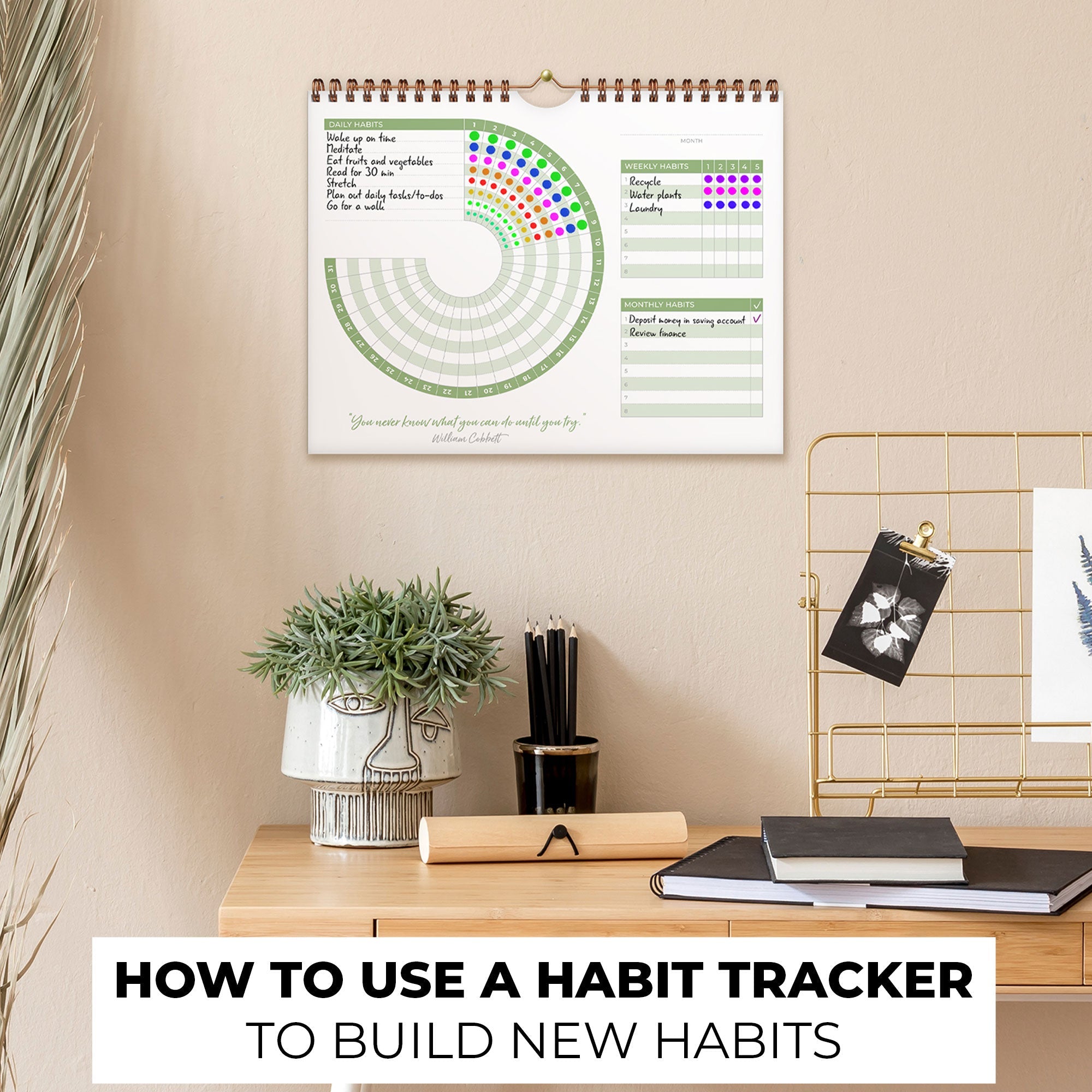 How to Use a Habit Tracker to Build New Habits That Last | Clever Fox ...