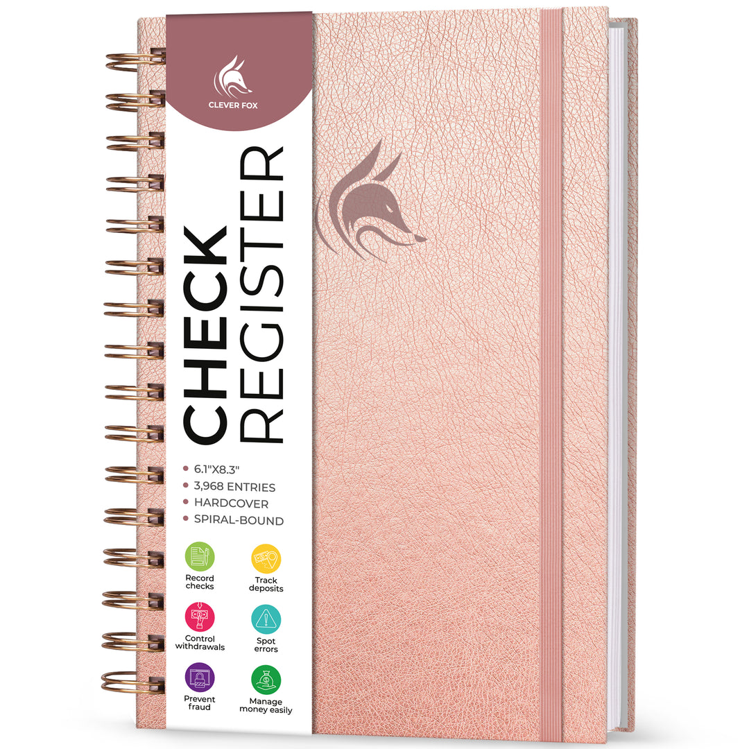 Superior Check And Debit Card Register Spiral Bound Checkbook Register ...