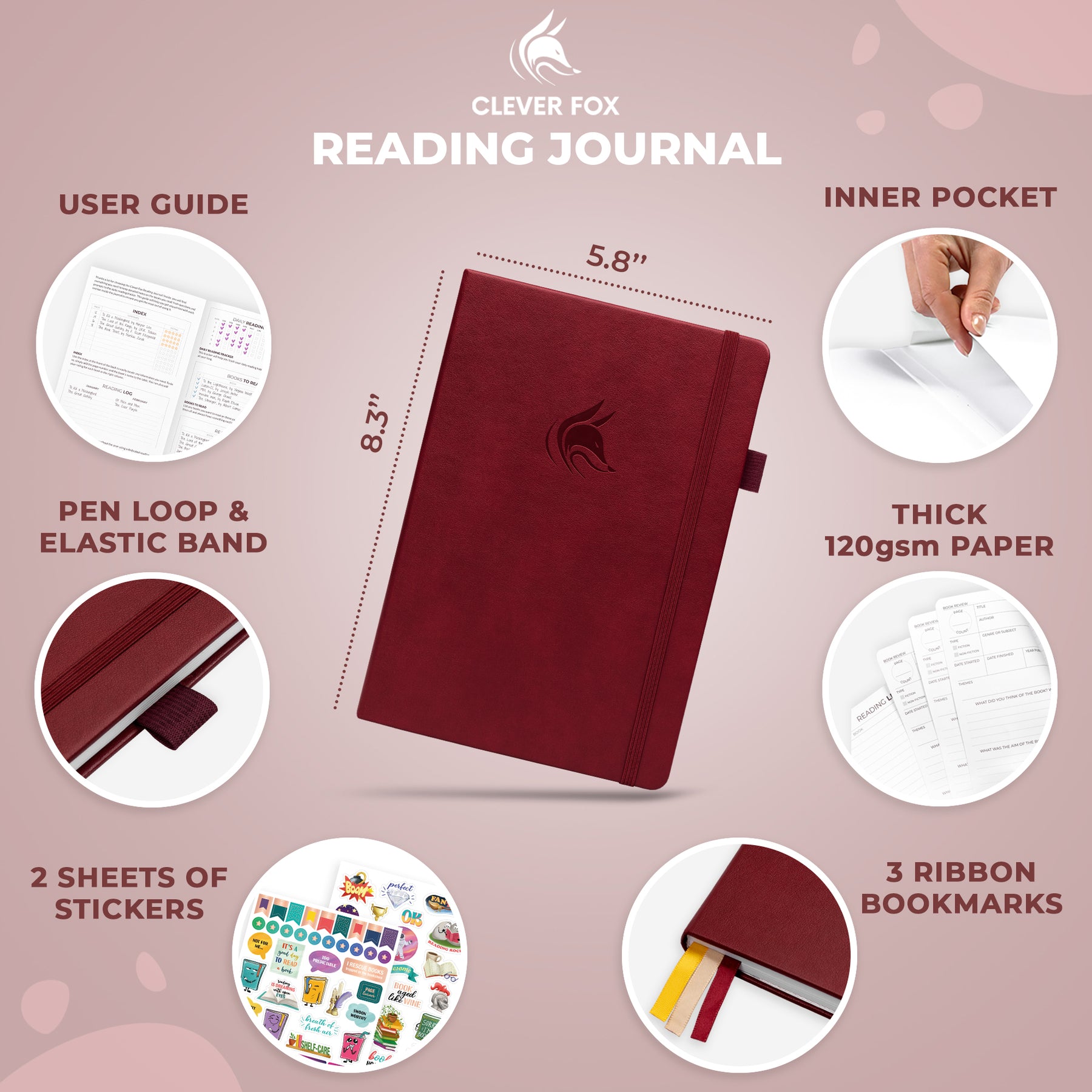 Buy Reading Journal, the Perfect Journal for Readers, Track up to