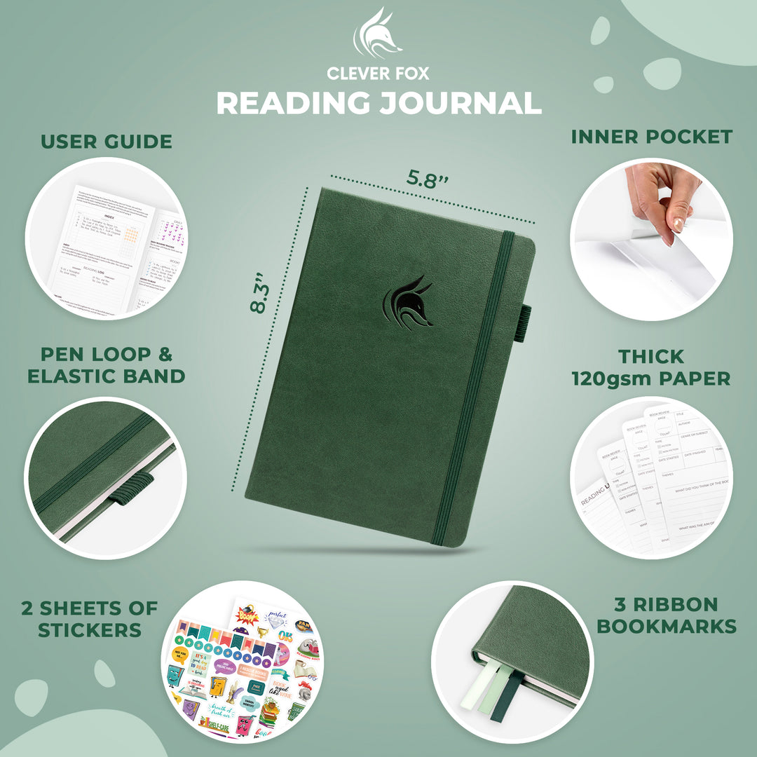 Reading Journal A5 – Clever Fox®