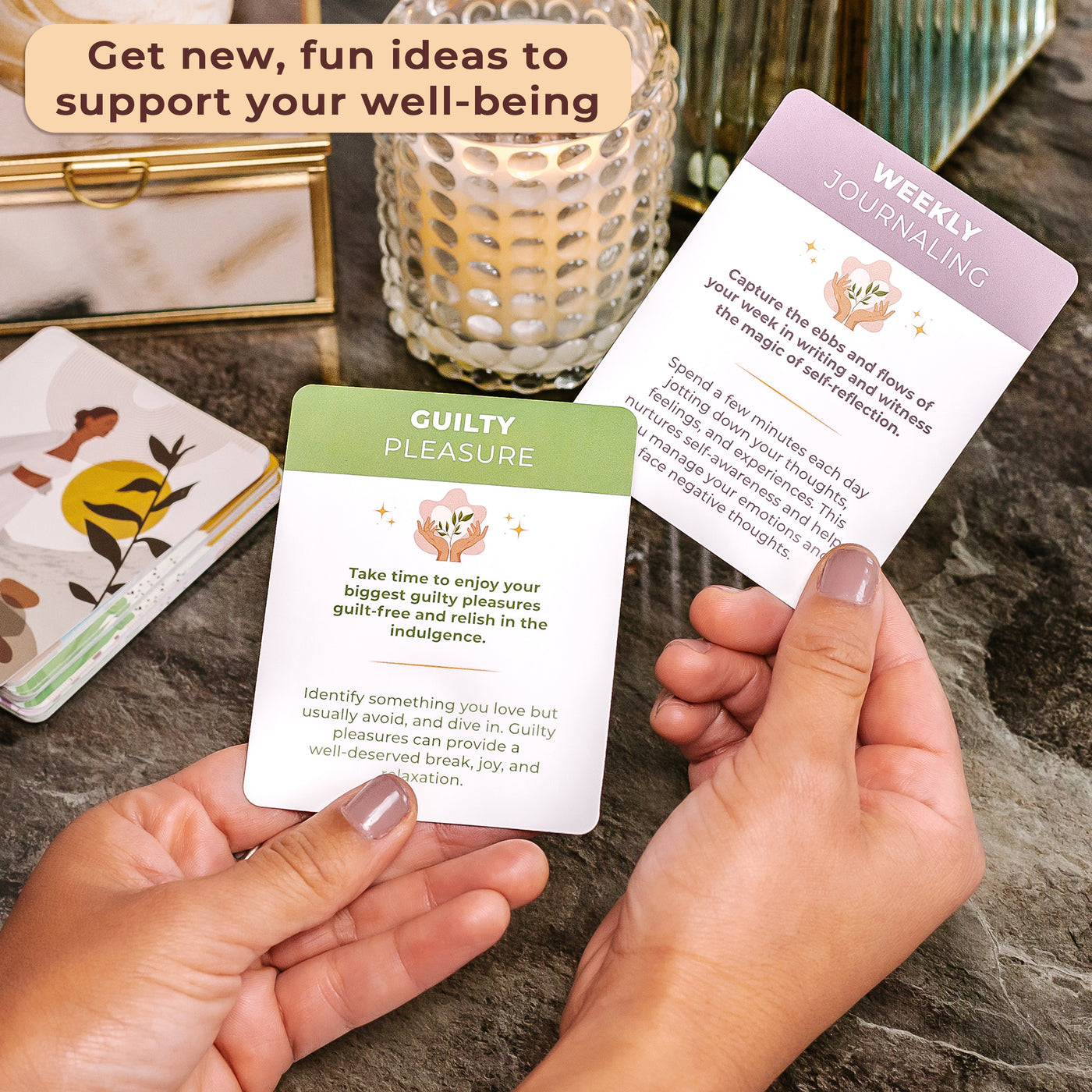 Self-care Cards for Stress & Anxiety Relief