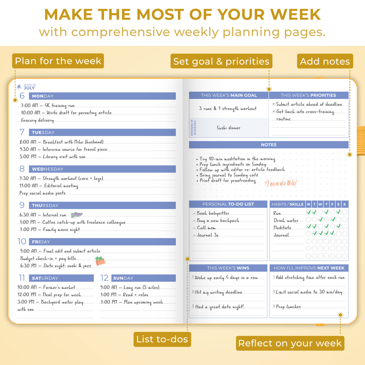 Dated Weekly 2nd Edition (A5) 2026