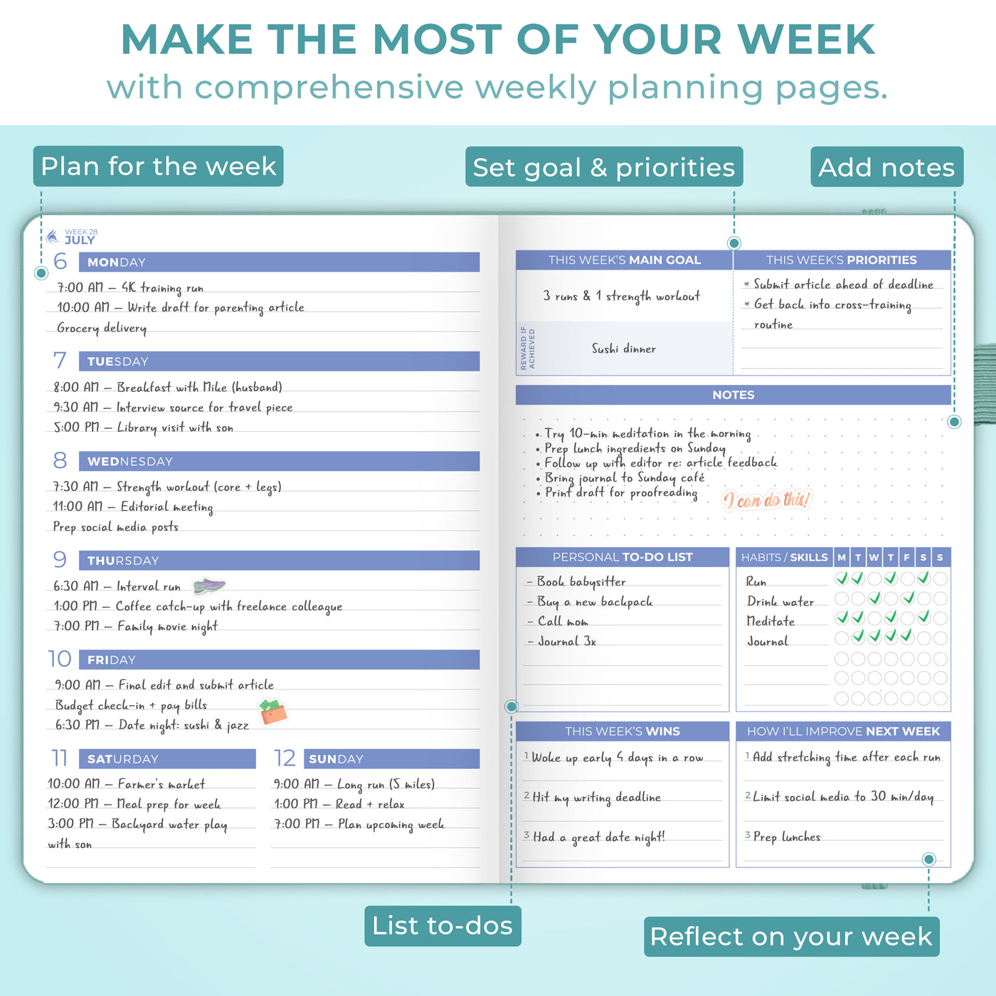 Dated Weekly 2nd Edition (A5) 2026