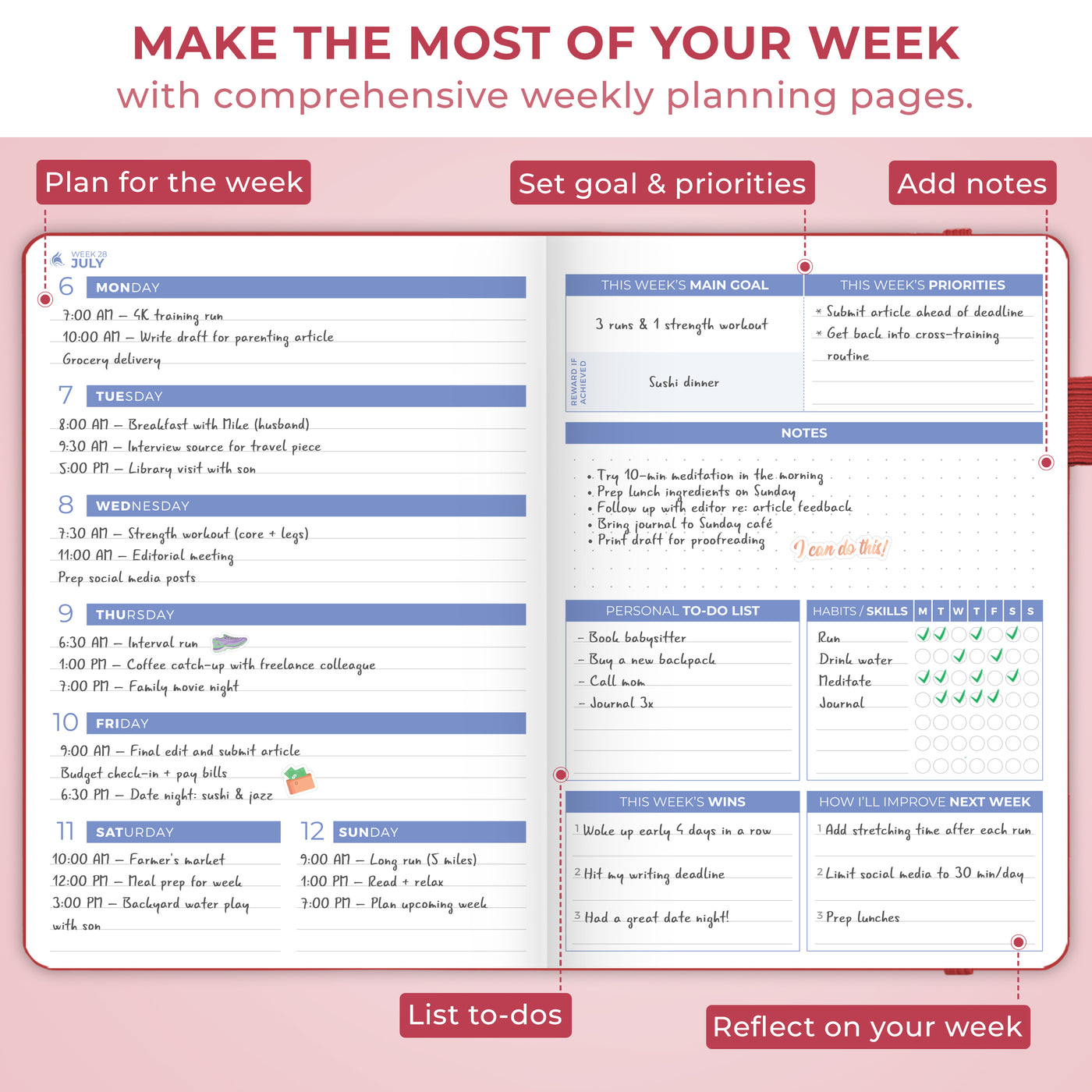 Dated Weekly 2nd Edition (A5) 2026