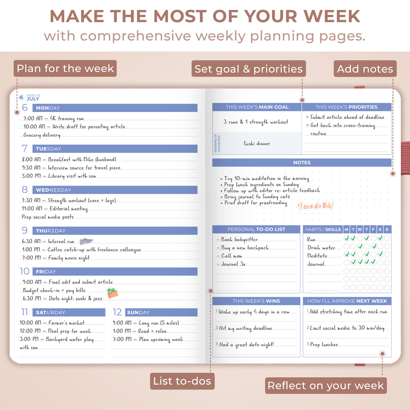 Dated Weekly 2nd Edition (A5) 2026