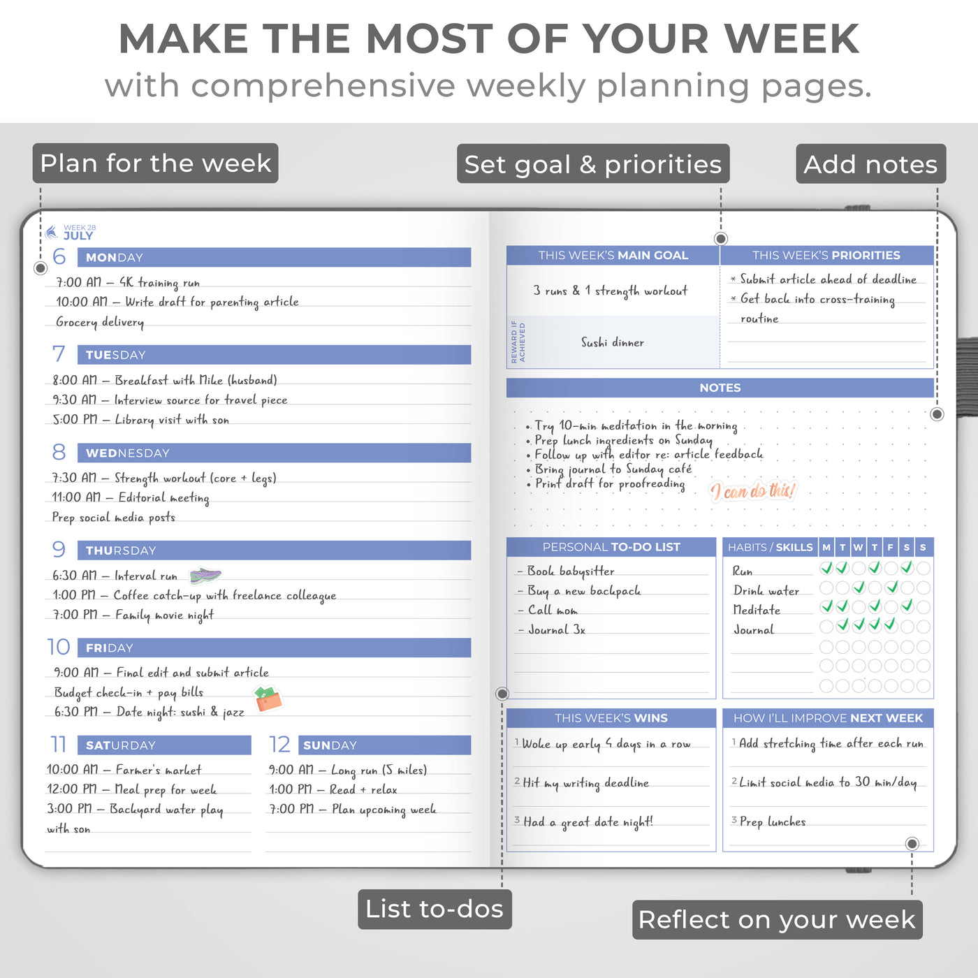 Dated Weekly 2nd Edition (A5) 2026