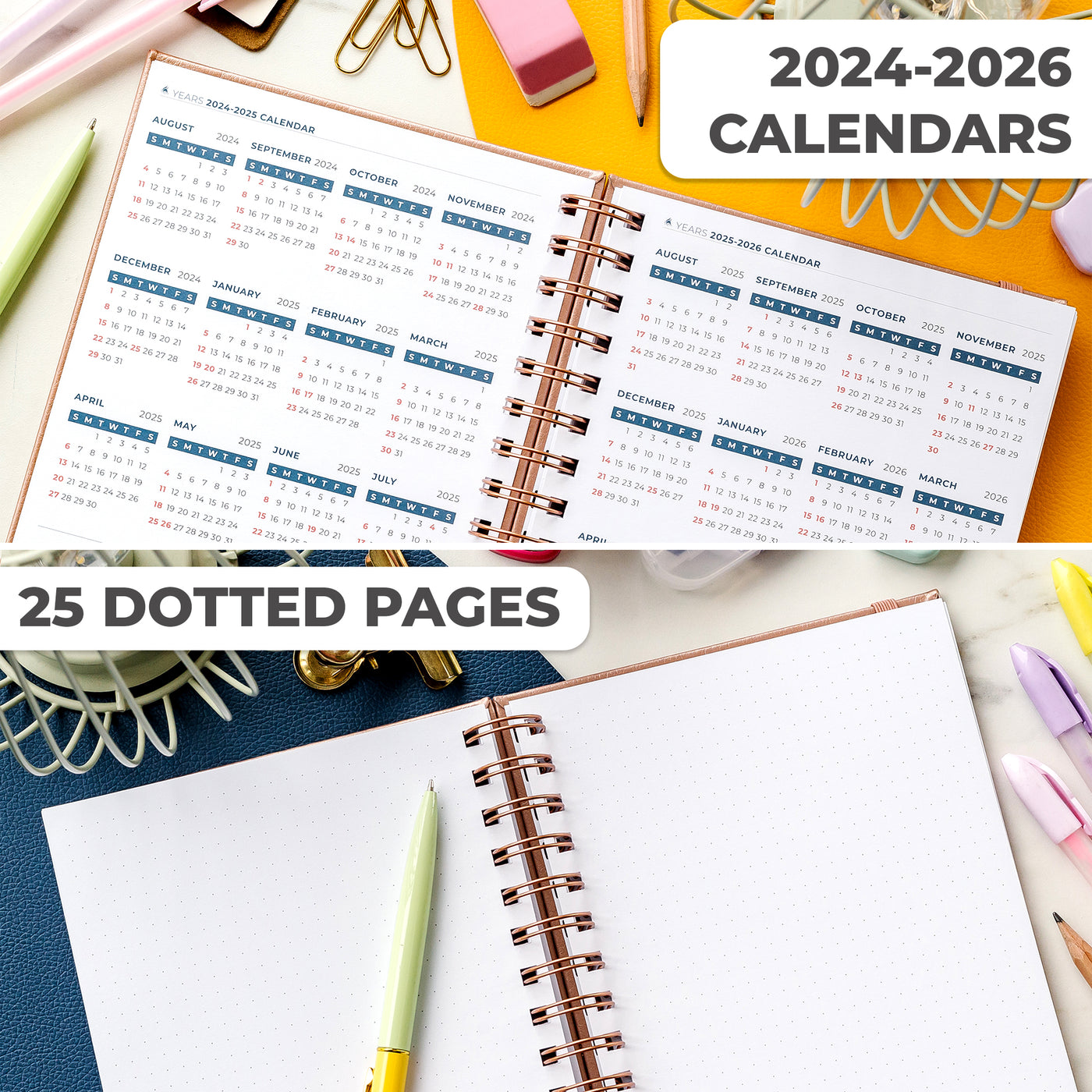 Academic Student Planner 2024-2025