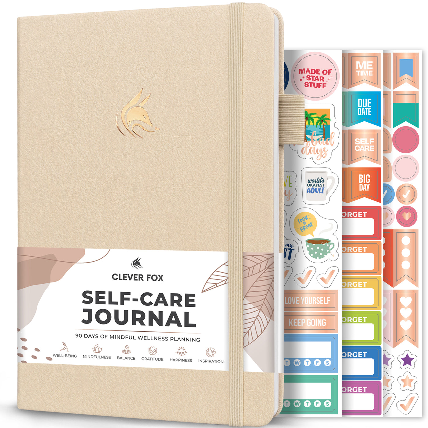  Clever Fox Self-love Journal – Guided Self-Discovery Journal  for Self-care, Reflection & Self-help – Mental Health Journal to Practice  Gratitude, Mindfulness & Self-improvement – A5 Size – Purple : Office