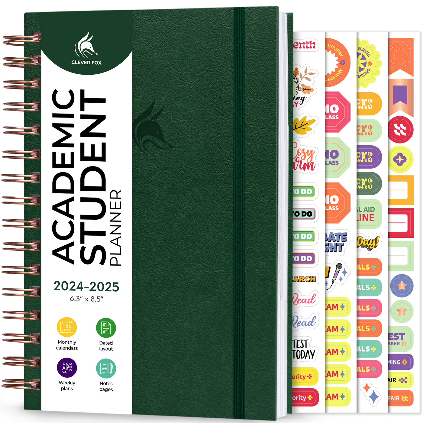 Academic Student Planner 2024-2025