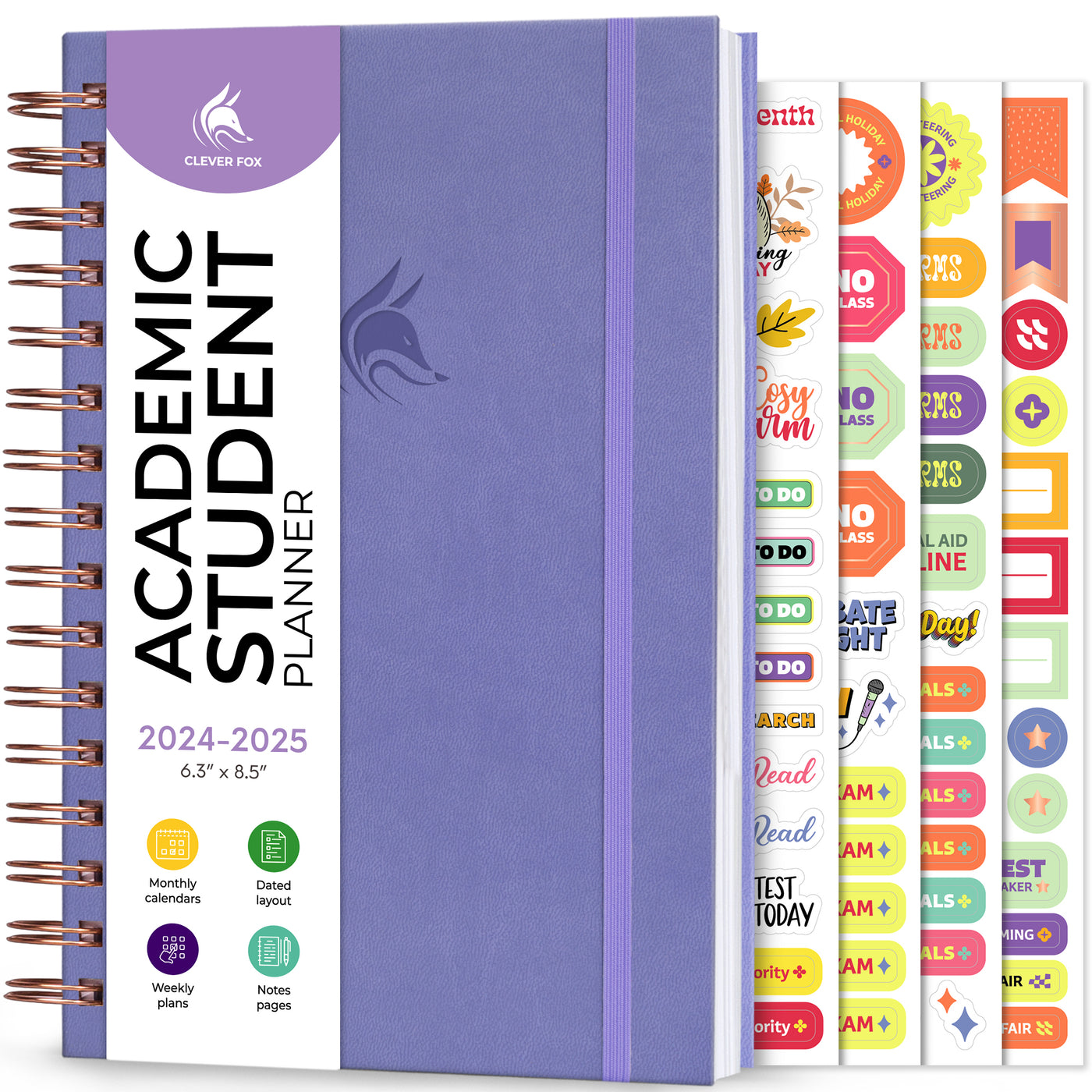 Academic Student Planner 2024-2025