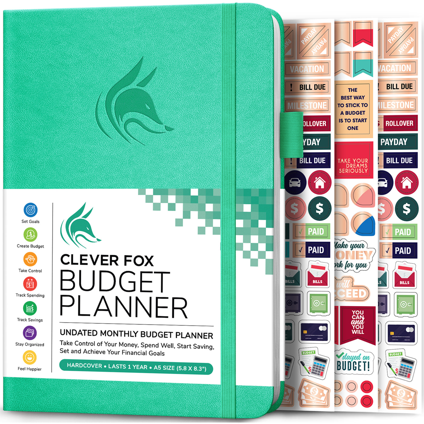 Clever Fox Planner 2nd Edition - Forest Green 