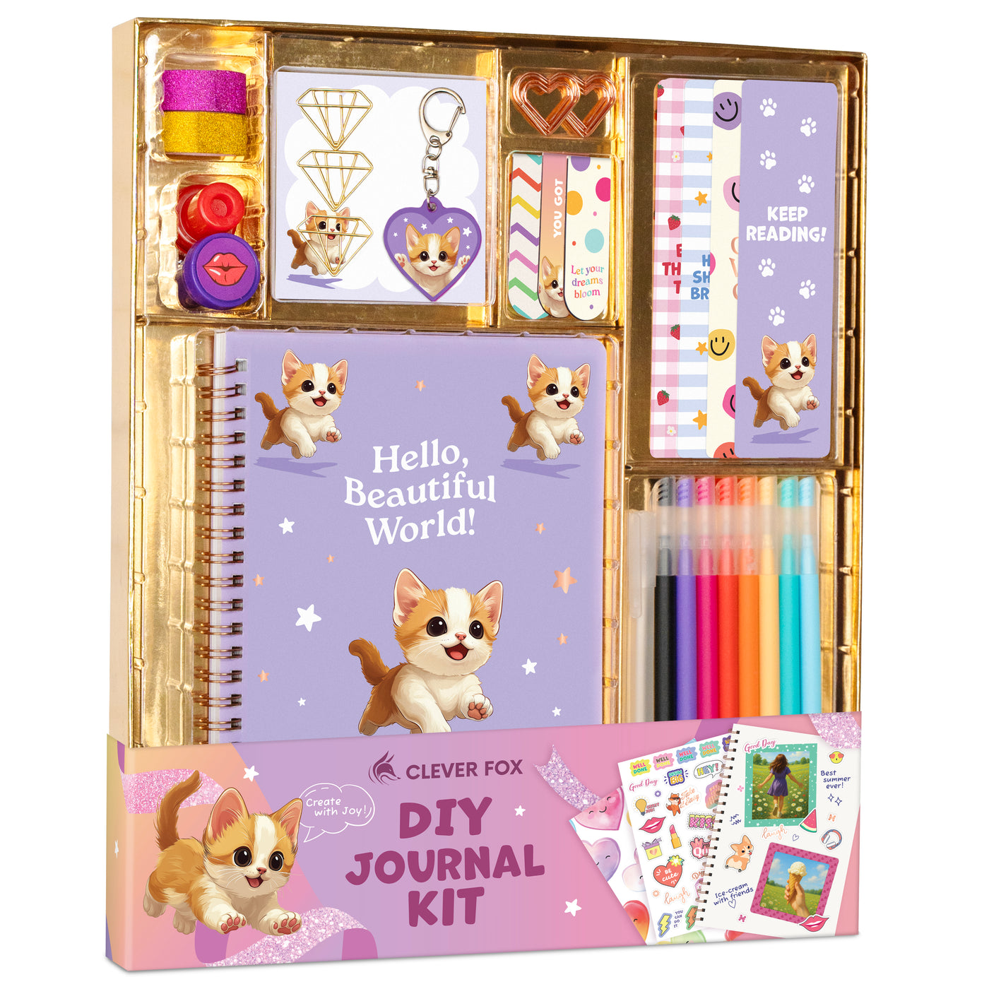 Clever Fox DIY Journal Kit for Girls