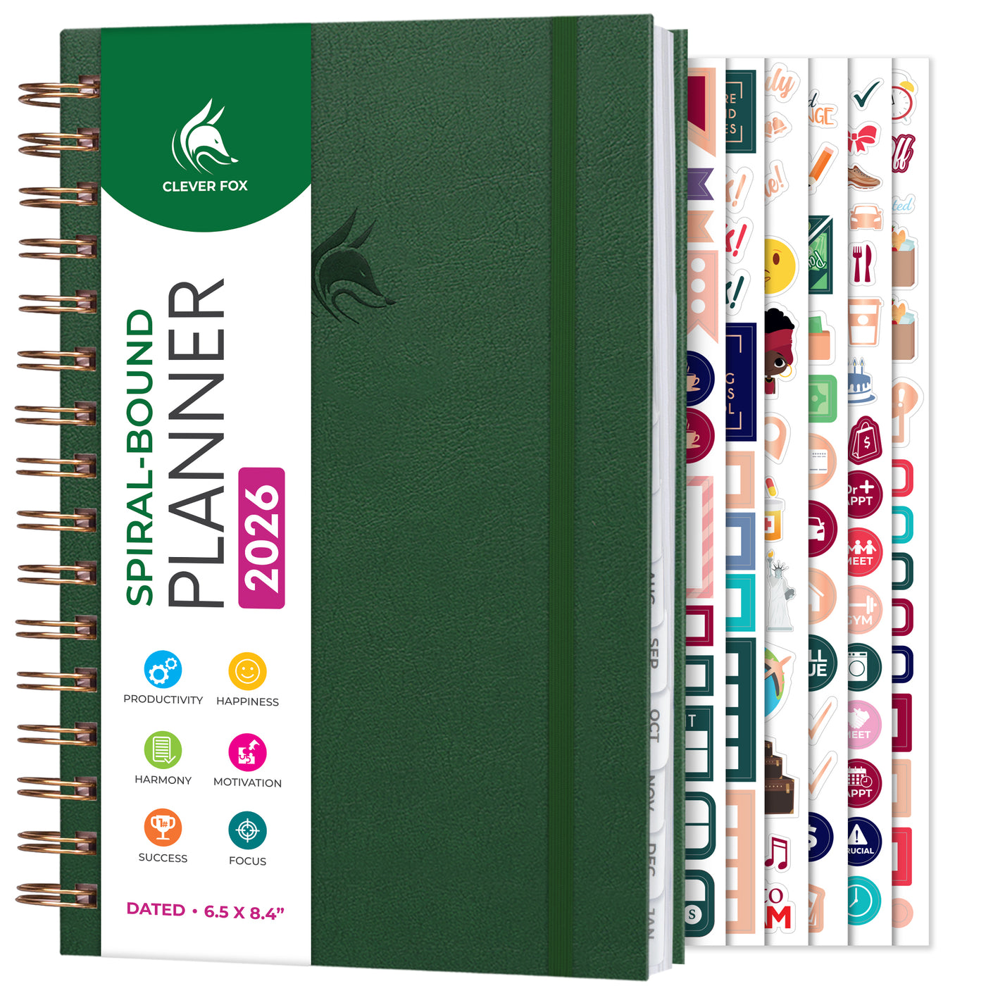 Dated Weekly Planner with Tabs (2026)