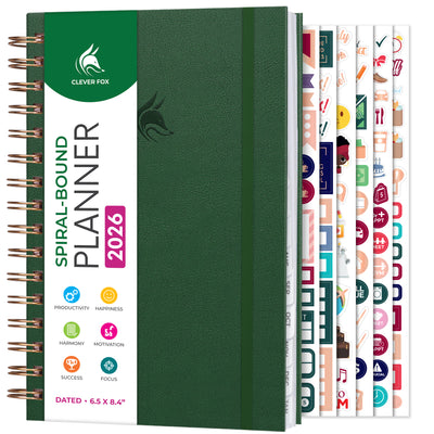 Dated Weekly Planner with Tabs (2026)
