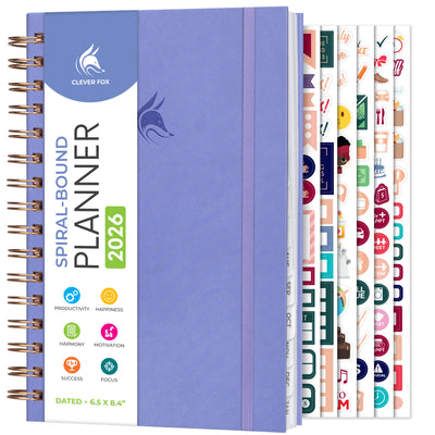 Dated Weekly Planner with Tabs (2026)