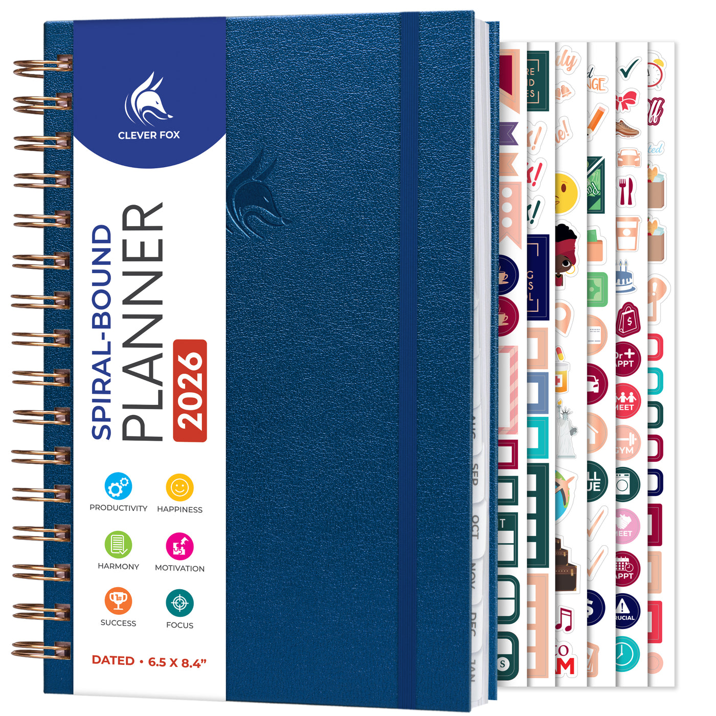 Dated Weekly Planner with Tabs (2026)