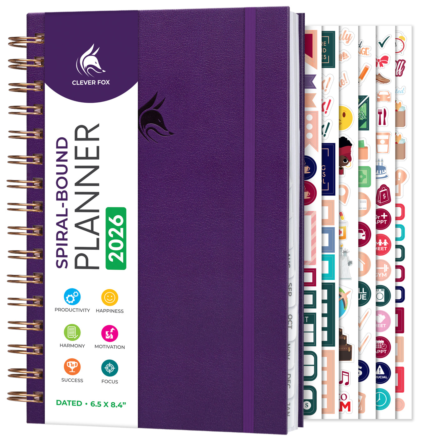 Dated Weekly Planner with Tabs (2026)