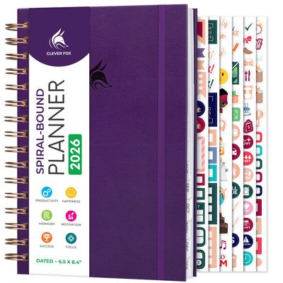 Dated Weekly Planner with Tabs (2026)
