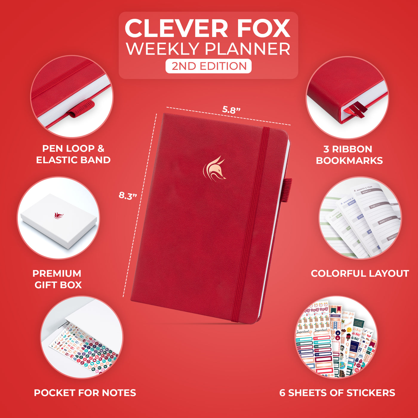 Weekly Planner 2nd Edition (A5)