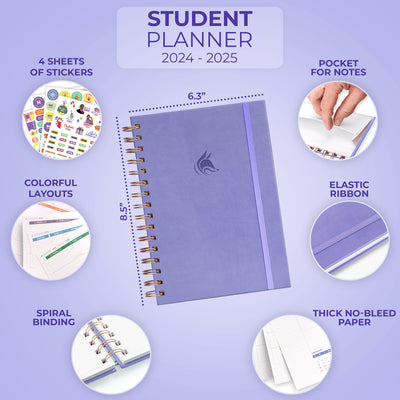 Academic Student Planner 2024-2025