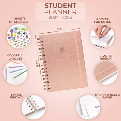 Academic Student Planner 2024-2025