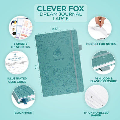 Clever Fox Dream Journal Large