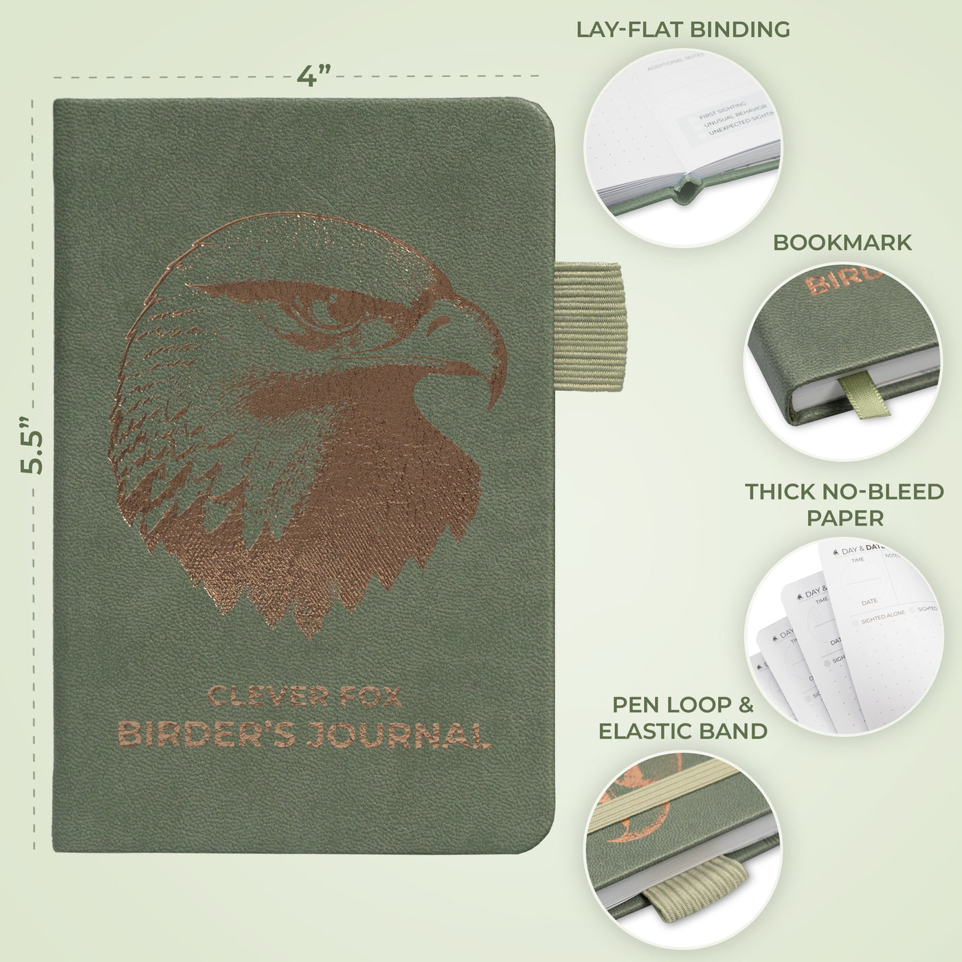 Birder's Journal Pocket – Bird Watcher Log Book