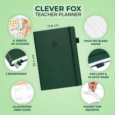 Clever Fox Teacher Planner UK Edition