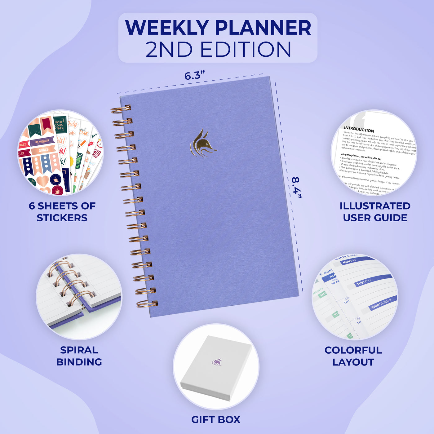 Weekly Planner 2nd Edition Spiral (A5)