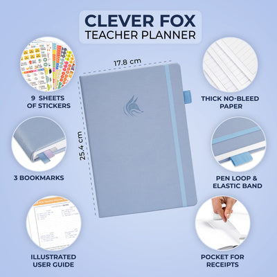 Clever Fox Teacher Planner UK Edition