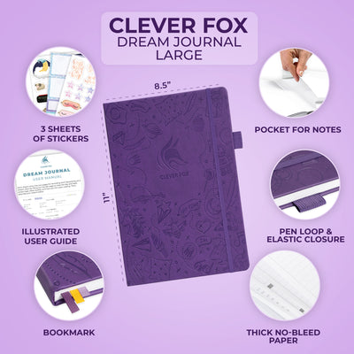Clever Fox Dream Journal Large