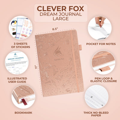 Clever Fox Dream Journal Large