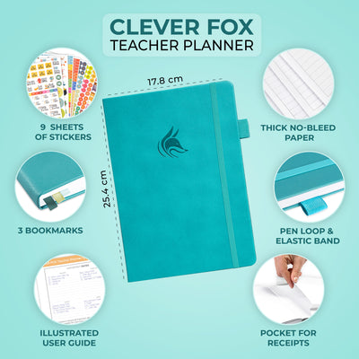 Clever Fox Teacher Planner UK Edition