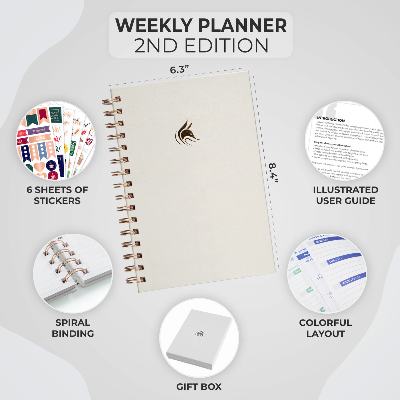 Weekly Planner 2nd Edition Spiral (A5)