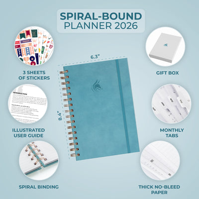 Dated Weekly Planner with Tabs (2026)