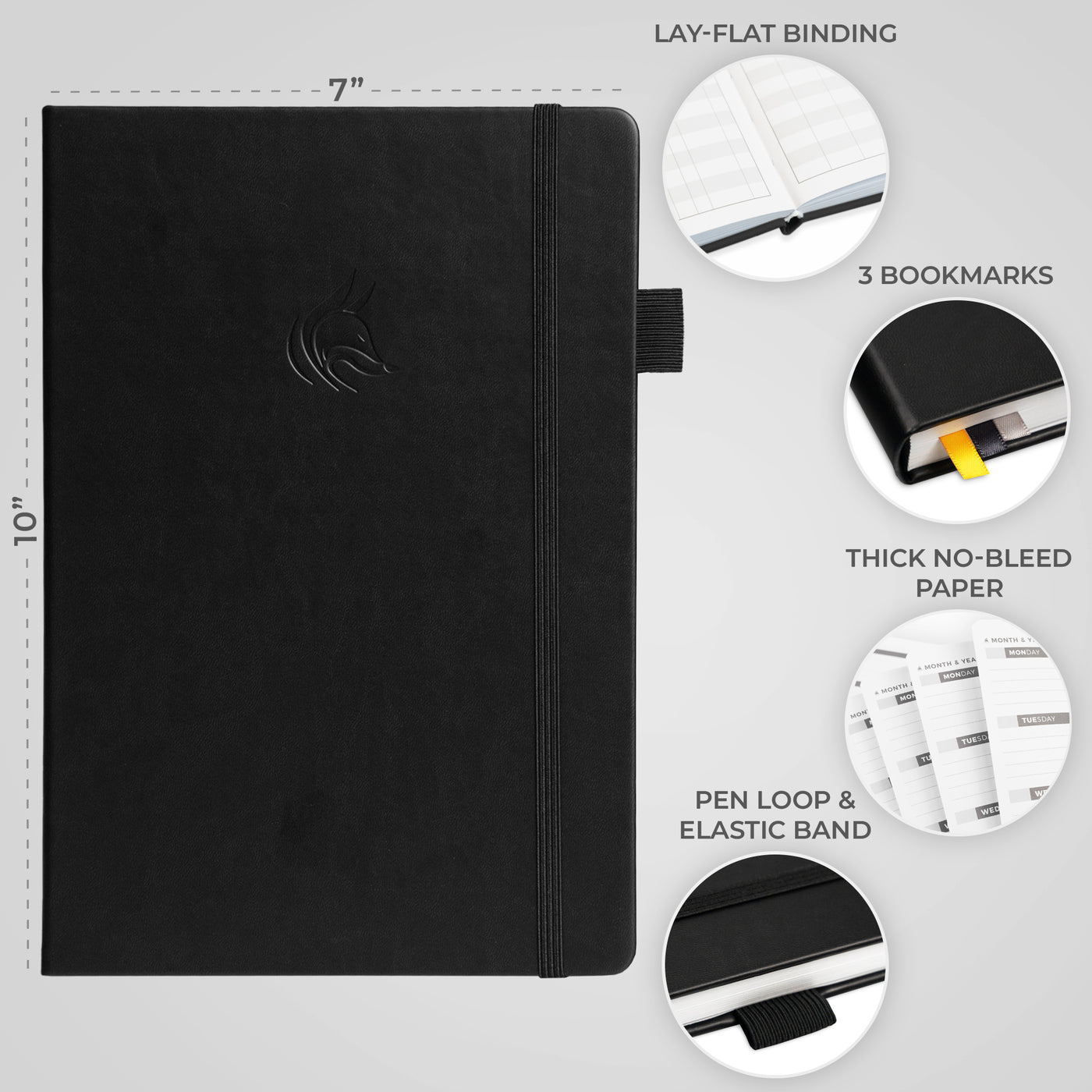 Undated Weekly Planner - Plan & Stay On Top of Your Goals