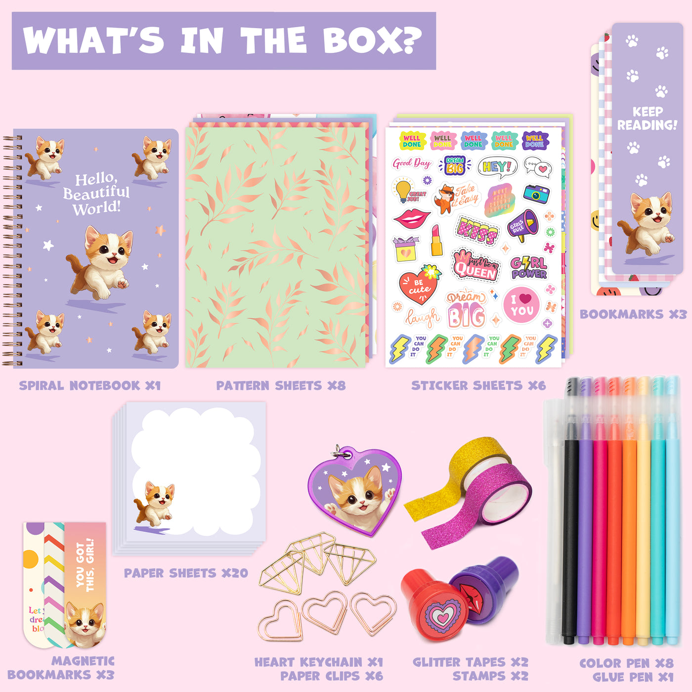 Clever Fox DIY Journal Kit for Girls