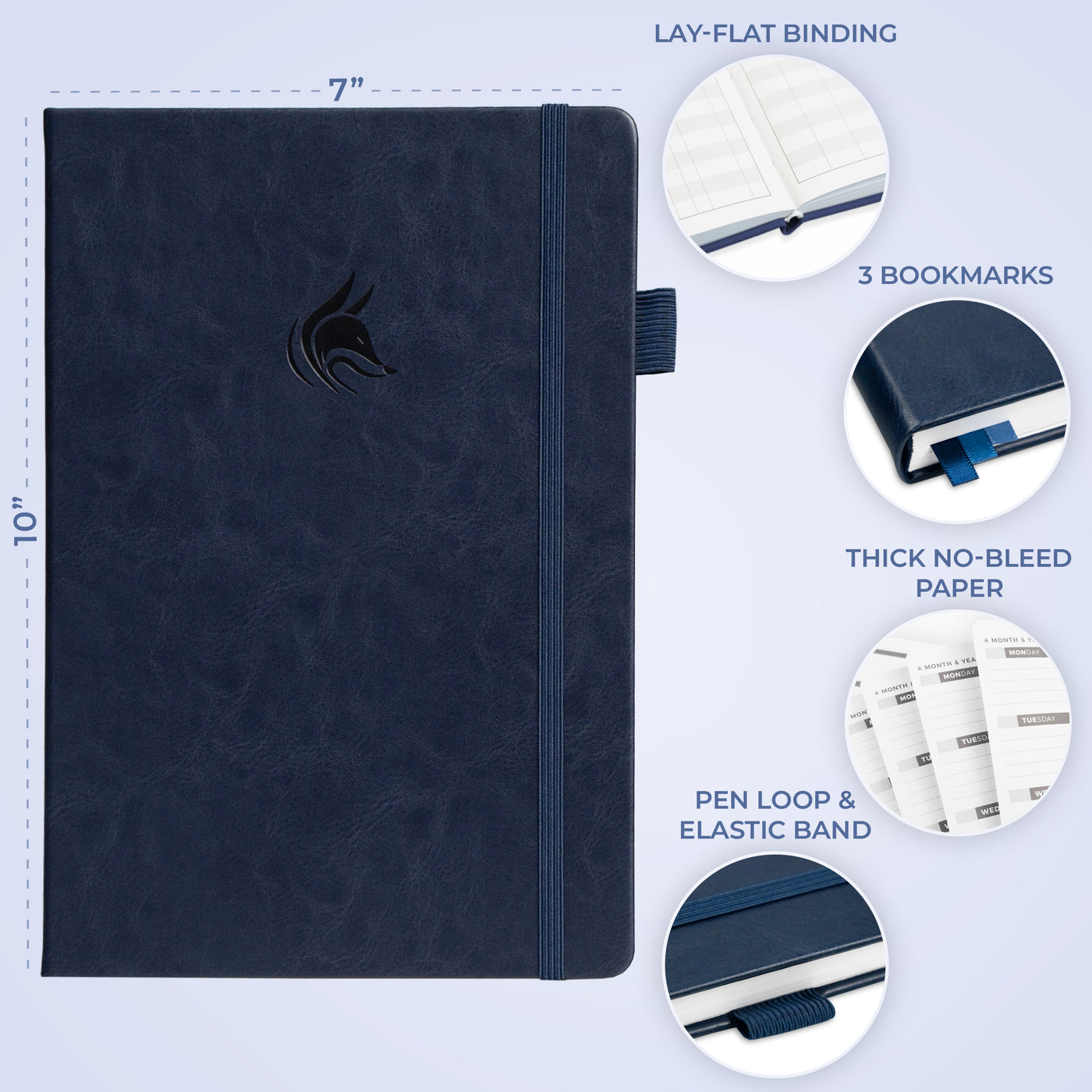 Undated Weekly Planner - Plan & Stay On Top of Your Goals