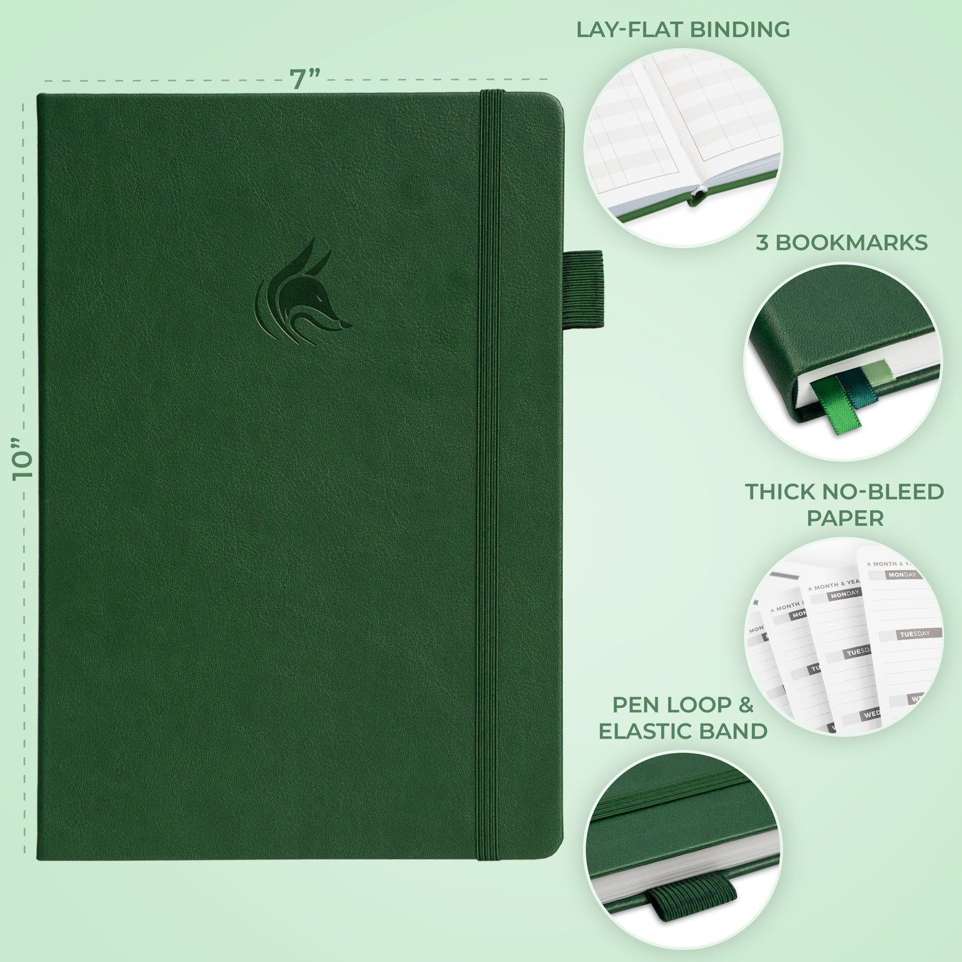 Undated Weekly Planner - Plan & Stay On Top of Your Goals