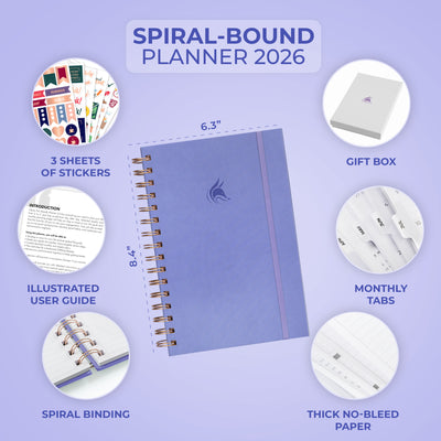 Dated Weekly Planner with Tabs (2026)