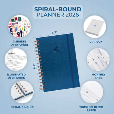 Dated Weekly Planner with Tabs (2026)