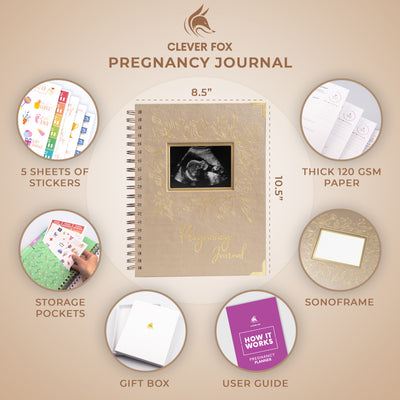 Pregnancy Journal & Memory Book (SonoFrame Edition)