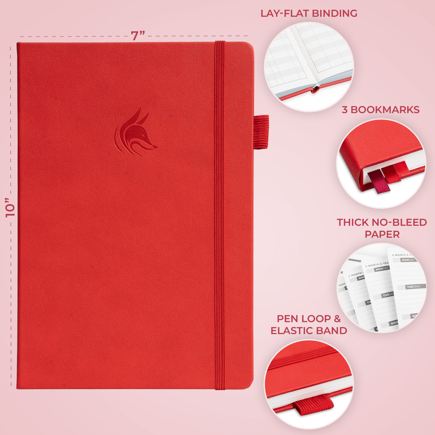 Undated Weekly Planner - Plan & Stay On Top of Your Goals