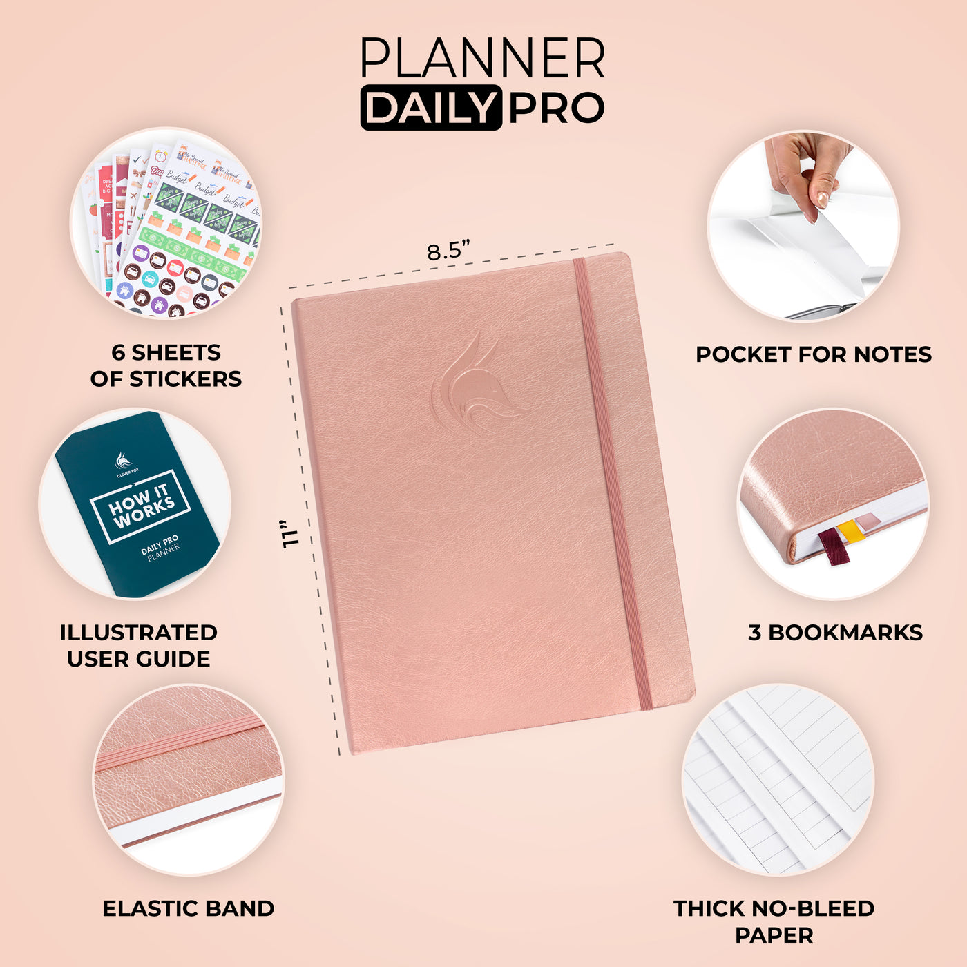 Looking for the best daily planner to boost your productivity, happiness  and beat procrastination? If so, Clever Fox P…