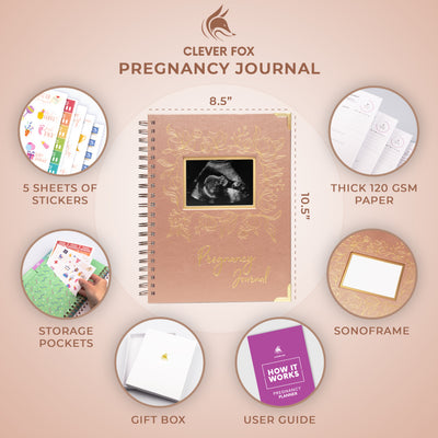 Pregnancy Journal & Memory Book (SonoFrame Edition)