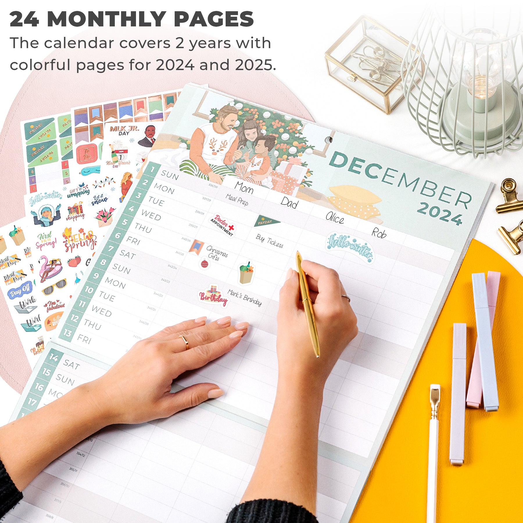 Mom's Family Calendar 20242025 Clever Fox® Mom's Family Calendar 2025